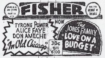 Fisher Theatre - OLD AD